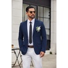 image:imageCOOFANDY Mens Casual Blazer Lightweight Sport Coat Linen Blazer Suit JacketNavy Blue