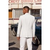 image:imageCOOFANDY Mens Casual Blazer Lightweight Sport Coat Linen Blazer Suit JacketWhite