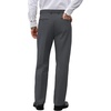 image:imageCOOFANDY Mens Classic Fit Dress Pants Expandable Waist Suit Pant Pleated Front SlacksDark Grey