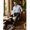 image:imageCOOFANDY Mens Classic Fit Dress Pants Flat Front Straight Suit PantBlack