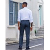 image:imageCOOFANDY Mens Classic Fit Dress Pants Flat Front Straight Suit PantBlue