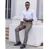 image:imageCOOFANDY Mens Classic Fit Dress Pants Flat Front Straight Suit PantGrey