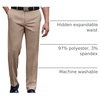 image:imageCOOFANDY Mens Classic Fit Dress Pants Flat Front Straight Suit PantKhaki