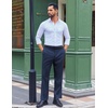 image:imageCOOFANDY Mens Classic Fit Dress Pants Flat Front Straight Suit PantNavy Blue