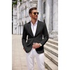 image:imageCOOFANDY Mens Sport Coats Casual Knit Blazer Two Button Suit JacketBlack