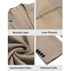 image:imageCOOFANDY Mens Sport Coats Casual Knit Blazer Two Button Suit JacketKhaki Grey