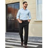 image:imageCOOFANDY Mens Stretch Dress Pants Slim fit Expandable Waist Suit PantsBlack