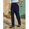 image:imageCOOFANDY Mens Stretch Dress Pants Slim fit Expandable Waist Suit PantsNavy Blue