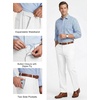 image:imageCOOFANDY Mens Stretch Dress Pants Slim fit Expandable Waist Suit PantsWhite