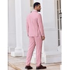 image:imageCOOFANDY Mens Suits 2 Piece Classic Fit Casual Suits Sets Wedding SuitsPink
