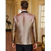 image:imageCOOFANDY Mens Tuxedo Jacket Slim Fit Shawl Lapel Blazer Suit JacketArose Golden