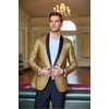 image:imageCOOFANDY Mens Tuxedo Jacket Slim Fit Shawl Lapel Blazer Suit JacketGolden Yellow
