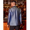 image:imageCOOFANDY Mens Tuxedo Jacket Slim Fit Shawl Lapel Blazer Suit JacketShiny Navy Blue