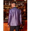 image:imageCOOFANDY Mens Tuxedo Jacket Slim Fit Shawl Lapel Blazer Suit JacketShiny Purple