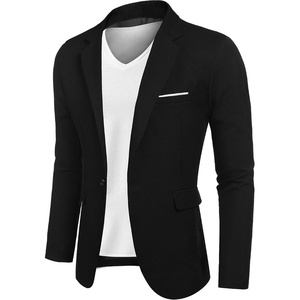 image:imageCOOFANDY Mens Blazer Casual Sport Coats Slim Fit Lightweight Sports JacketDark Black