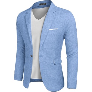 image:imageCOOFANDY Mens Blazer Casual Sport Coats Slim Fit Lightweight Sports JacketSky Blue