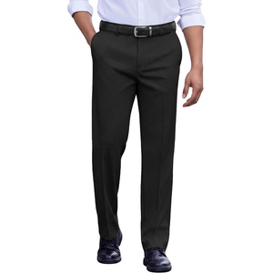 image:imageCOOFANDY Mens Classic Fit Dress Pants Flat Front Straight Suit PantBlack