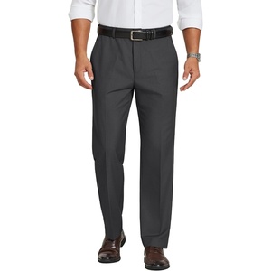 image:imageCOOFANDY Mens Dress Pants Classic Fit Flat Front Expandable Waist Suit PantDark Grey