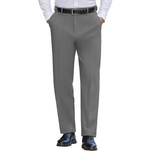 image:imageCOOFANDY Mens Stretch Dress Pants Slim fit Expandable Waist Suit PantsDark Grey