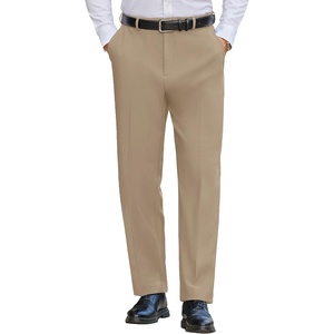 image:imageCOOFANDY Mens Stretch Dress Pants Slim fit Expandable Waist Suit PantsKhaki