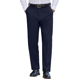 image:imageCOOFANDY Mens Stretch Dress Pants Slim fit Expandable Waist Suit PantsNavy Blue