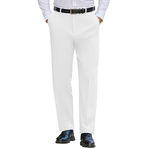 image:imageCOOFANDY Mens Stretch Dress Pants Slim fit Expandable Waist Suit PantsWhite