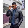 image:imageCOOFANDY Henley Shirts for Men Long Sleeve T Shirts Textured Casual Stretch Fashion Pullover Lightweight Fall TopsNavy