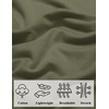 image:imageCOOFANDY Mens Cotton TShirt Short Sleeve Crew Neck Tee Shirts Casual Solid Basic TopsArmy Green