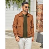 image:imageCOOFANDY Mens Henley Shirts Long Sleeve Casual TShirts Lightweight Tee02army Green