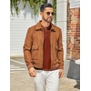 image:imageCOOFANDY Mens Henley Shirts Long Sleeve Casual TShirts Lightweight TeeCaramel