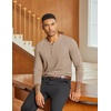 image:imageCOOFANDY Mens Henley Shirts Long Sleeve Lightweight Casual Basic TShirtKhaki