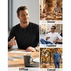 image:imageCOOFANDY Mens Henley TShirts Long Sleeve Casual Cotton Pullover ShirtBlack