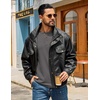 image:imageCOOFANDY Mens Henley TShirts Long Sleeve Casual Pullover Shirt Basic TopsDark Grey