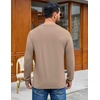 image:imageCOOFANDY Mens Henley TShirts Long Sleeve Casual Pullover Shirt Basic TopsSesame