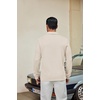 image:imageCOOFANDY Mens Knit Polo Shirt Long Sleeve Polo Sweaters Casual Golf ShirtsBeige