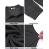 image:imageCOOFANDY Mens Knit Polo Shirt Long Sleeve Polo Sweaters Casual Golf ShirtsDark Grey