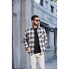 image:imageCOOFANDY Mens Long Sleeve Fleece Crewneck T ShirtBlack