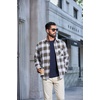 image:imageCOOFANDY Mens Long Sleeve Fleece Crewneck T ShirtNavy Blue