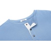 image:imageCOOFANDY Mens Long Sleeve Henley Shirts Cotton TShirts Casual Pullover Shirt Soft Stretch Basic Tees Fall TopsSapphire