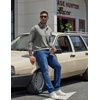 image:imageCOOFANDY Mens Long Sleeve Polo Shirt Casual Polo Tshirt Collared Golf ShirtLight Grey
