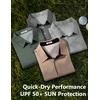 image:imageCOOFANDY Mens Long Sleeve Polo Shirt Collared Performance Golf ShirtsAblack
