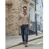 image:imageCOOFANDY Mens Long Sleeve Polo Shirts Classic Casual Button Polo TeeKhaki