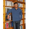 image:imageCOOFANDY Mens Long Sleeve Polo Shirts Classic Casual Button Polo TeeNavy Blue New