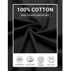 image:imageCOOFANDY Mens Long Sleeve Shirts Crew Neck Cotton TShirt Casual ShirtsAblack
