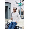 image:imageCOOFANDY Mens Long Sleeve Shirts Crew Neck Cotton TShirt Casual ShirtsAll White