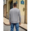 image:imageCOOFANDY Mens Long Sleeve T Shirt Cotton Blend Casual Tee ShirtsLight Grey