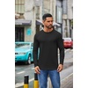 image:imageCOOFANDY Mens Long Sleeve T Shirts Crew Neck Casual Basic Pullover ShirtAblack