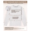 image:imageCOOFANDY Mens Long Sleeve Tee Shirts Cotton Vintage Washed T Shirts Relaxed Fit Basic TeesWhite