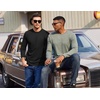 image:imageCOOFANDY Mens Long Sleeve Tee Shirts Crew Neck Casual Soft Basic T ShirtsAll Black