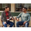 image:imageCOOFANDY Mens Long Sleeve Tee Shirts Crew Neck Casual Soft Basic T ShirtsDark Grey